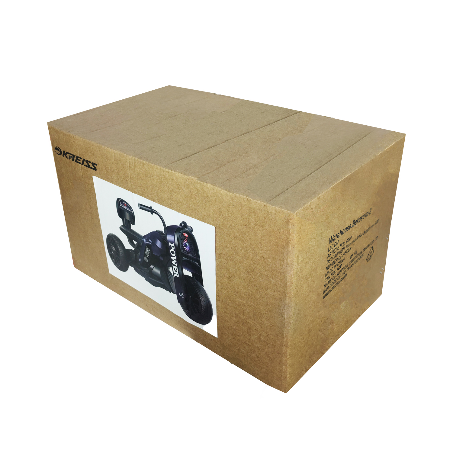 Электромотоцикл Kreiss Bugatti С пультом ДУ - фото 19