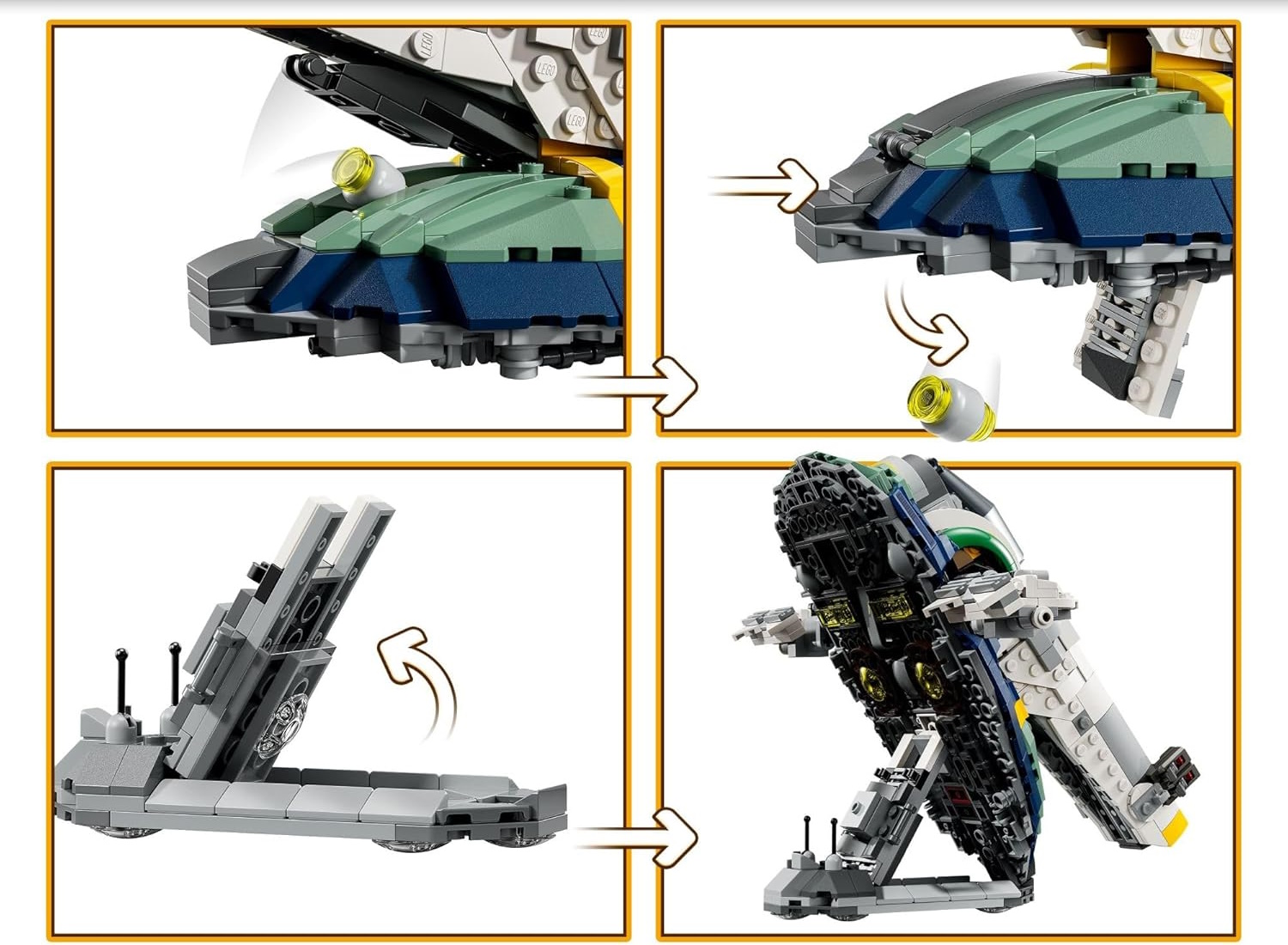 Конструктор LEGO Star Wars Корабль Джанго Фетта 707 дет. - фото 2