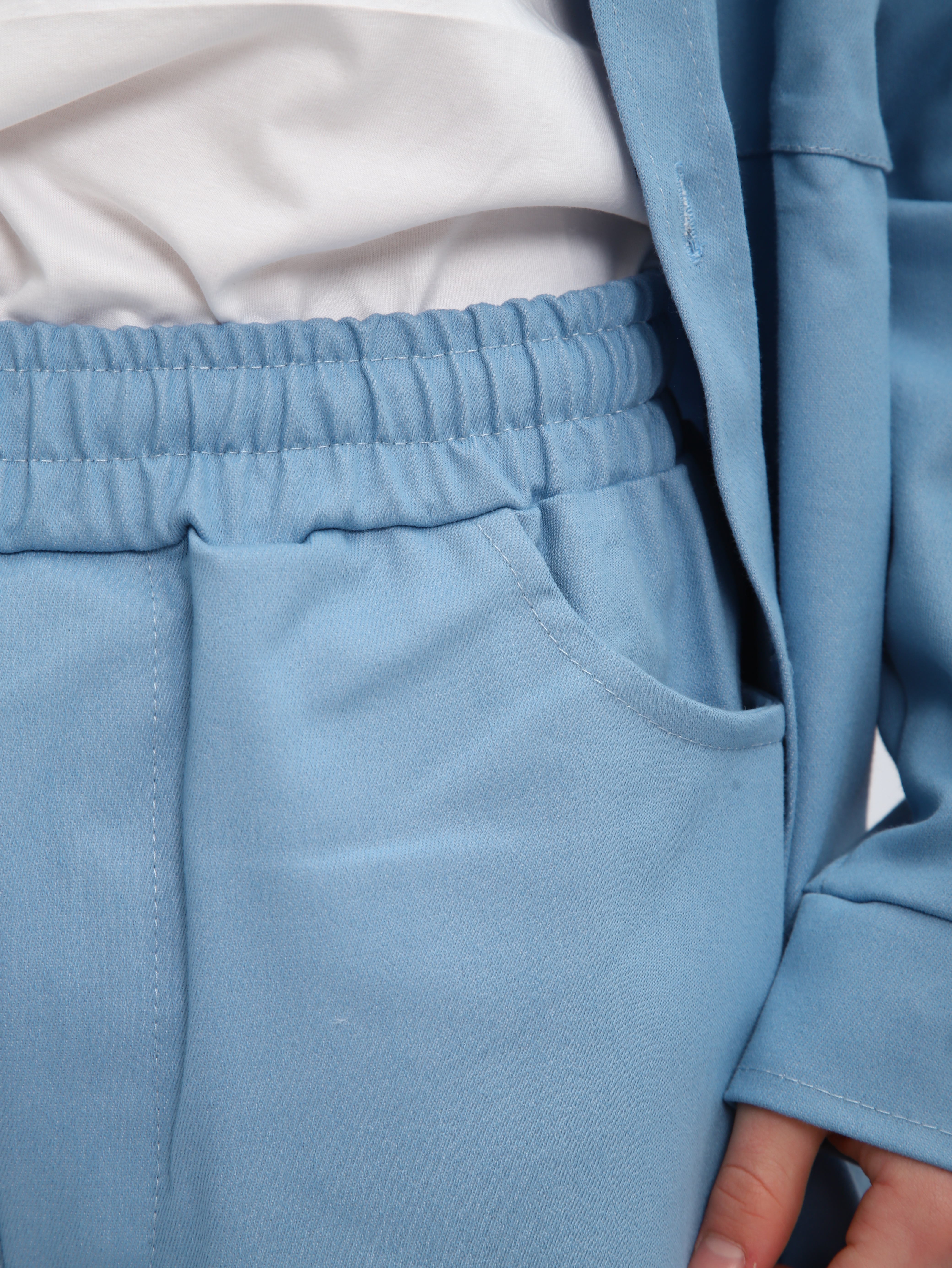 Костюм ЛАДОШКИ Комплект Деним голубой - фото 24