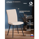 Изображение товара Стул TETCHAIR велюр бежевый/черный