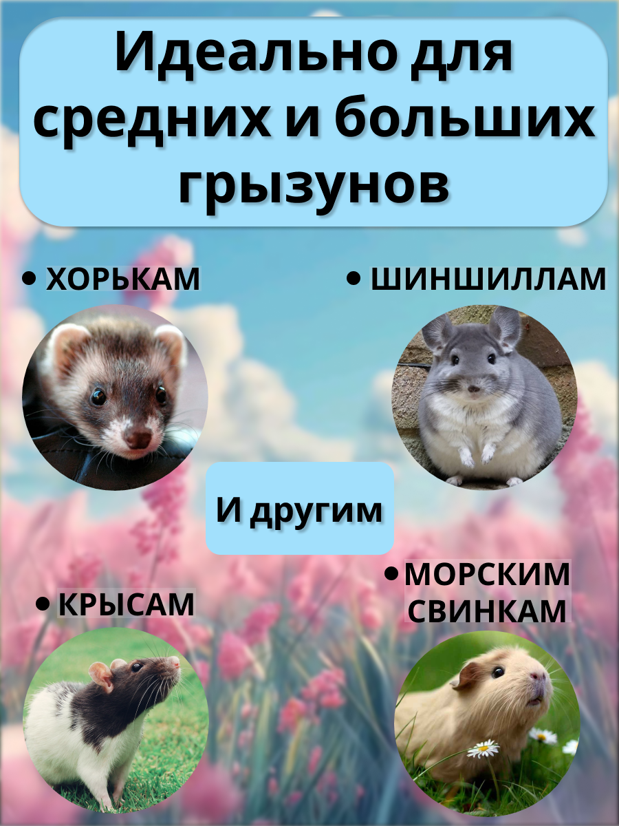 Гамак для грызунов PetiPet черный большой 32х30 двухъярусный - фото 4