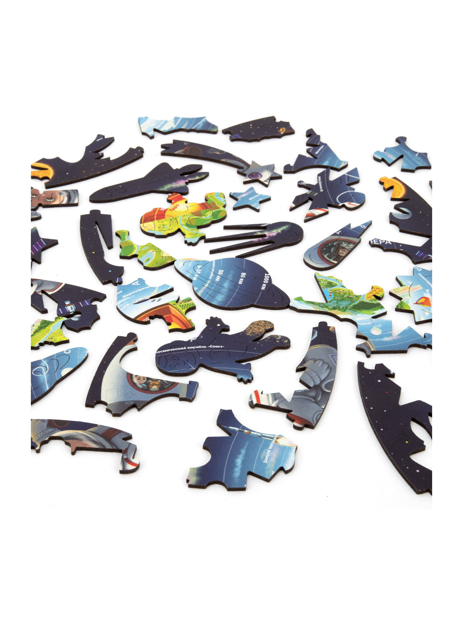 Пазл Globen карта Строение Земли деревянный - фото 13