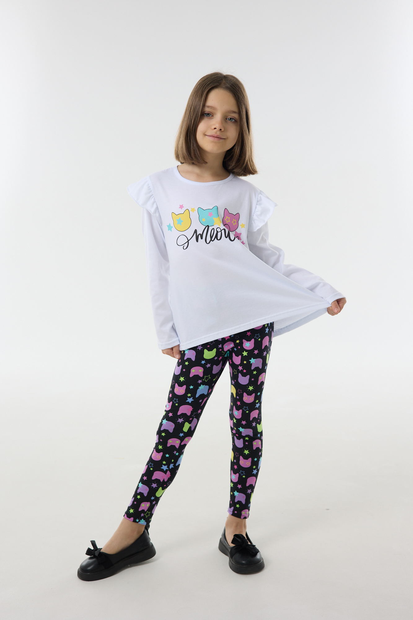 Костюм YAXX 021--Костюм киска/белый (К+Л) - фото 7