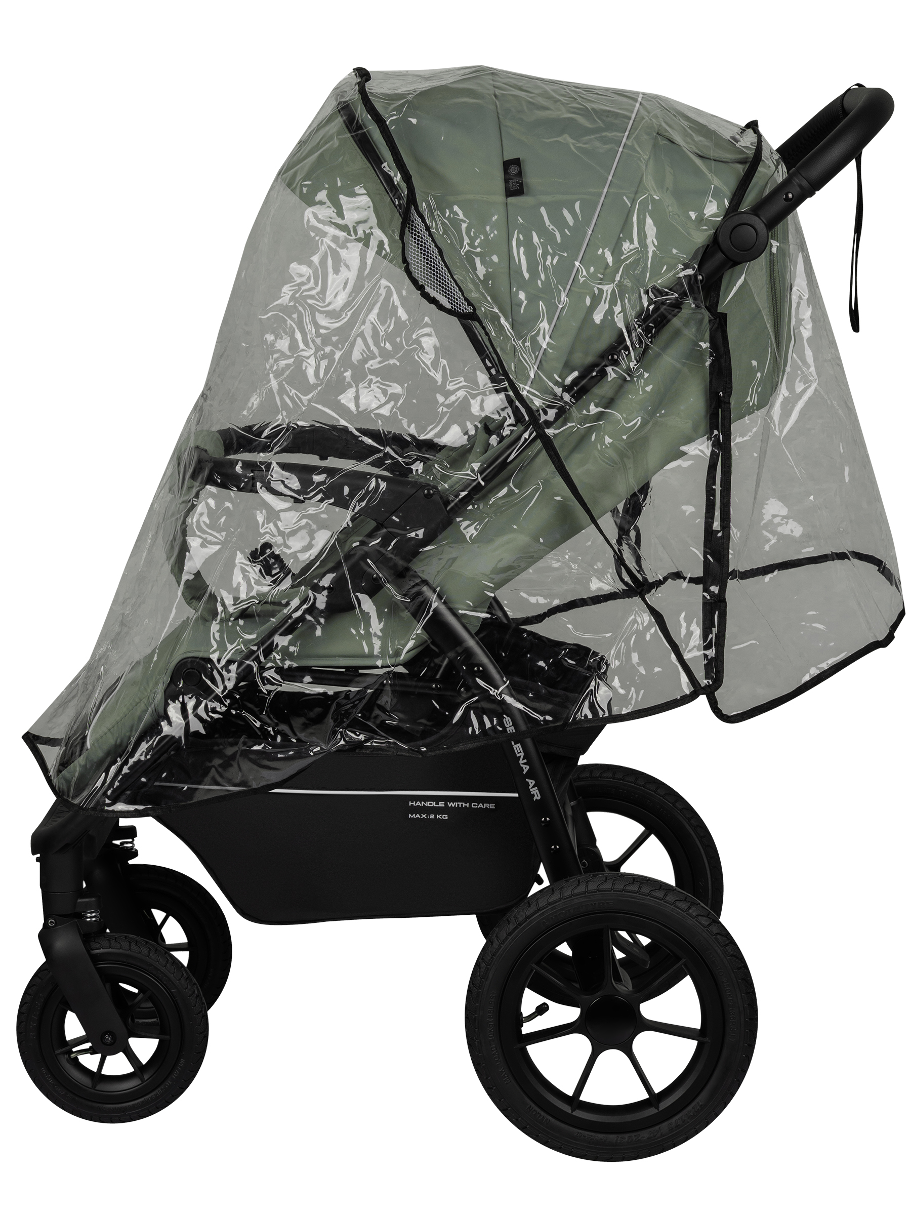 Коляска прогулочная JOVOLA Selena Air new зеленый - фото 11