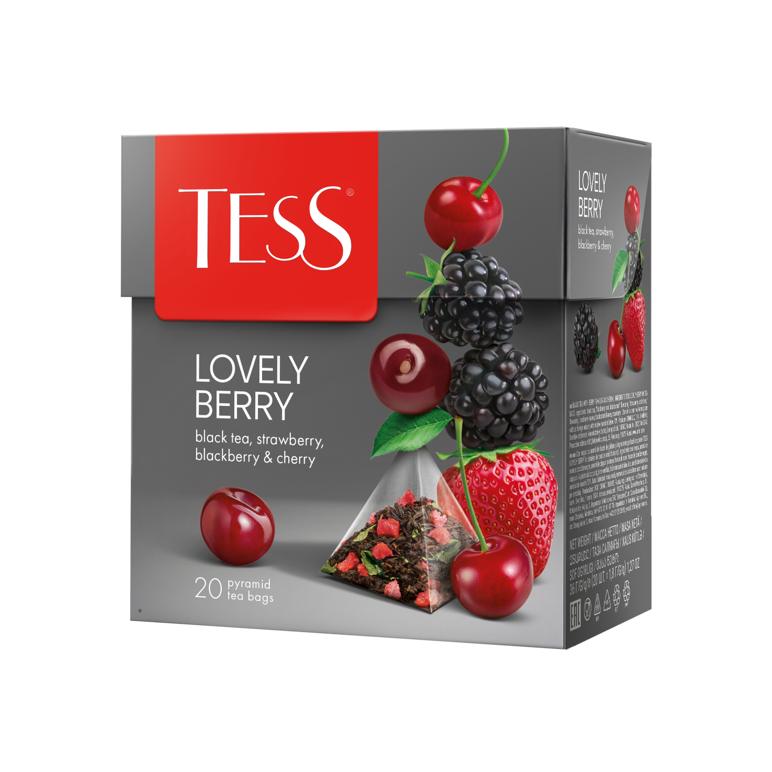 Чай черный Tess Лавли Берри 20 пакетиков - фото 2