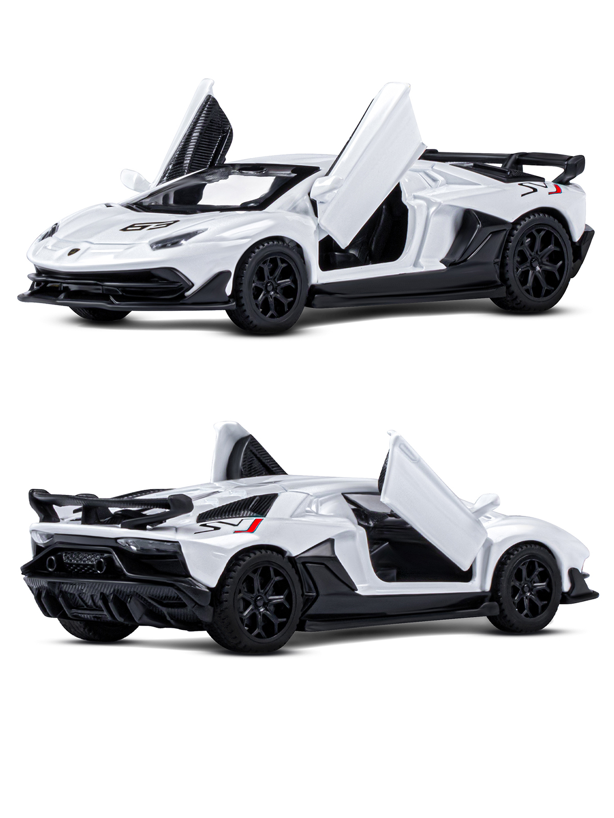 Автомобиль АВТОпанорама Lamborghini Aventador SVJ 1:43 JB1251558 - фото 7