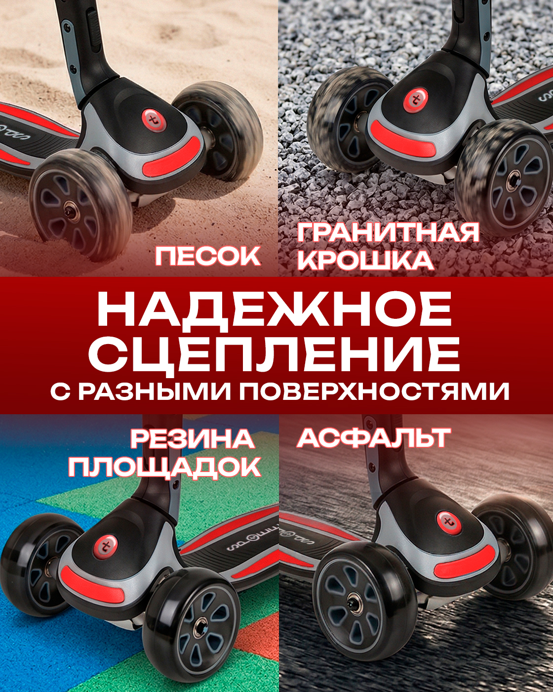 Самокат TopGear трехколесный - фото 9