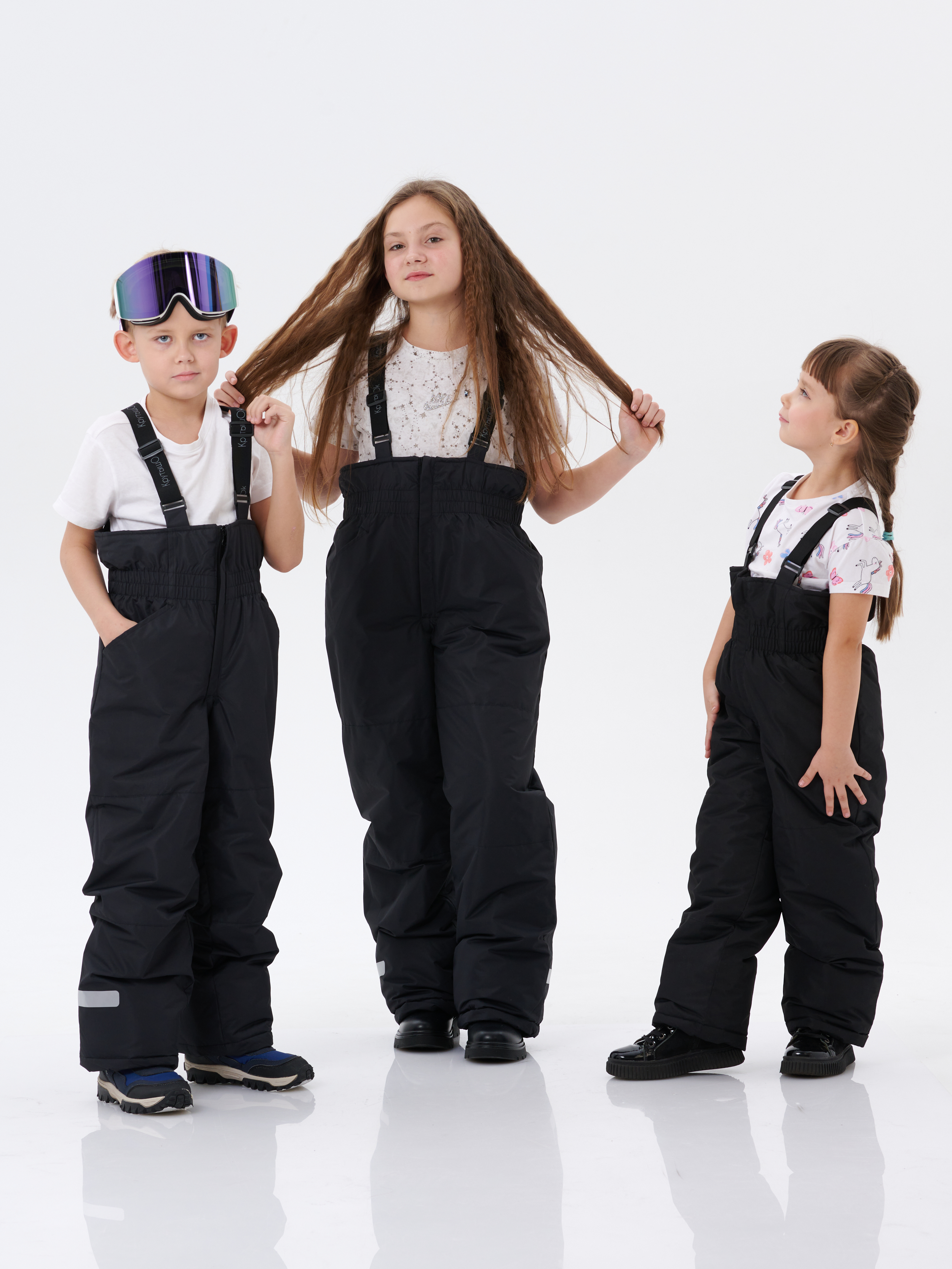 Брюки утепленные КрутышОк Т-067 черные - фото 20