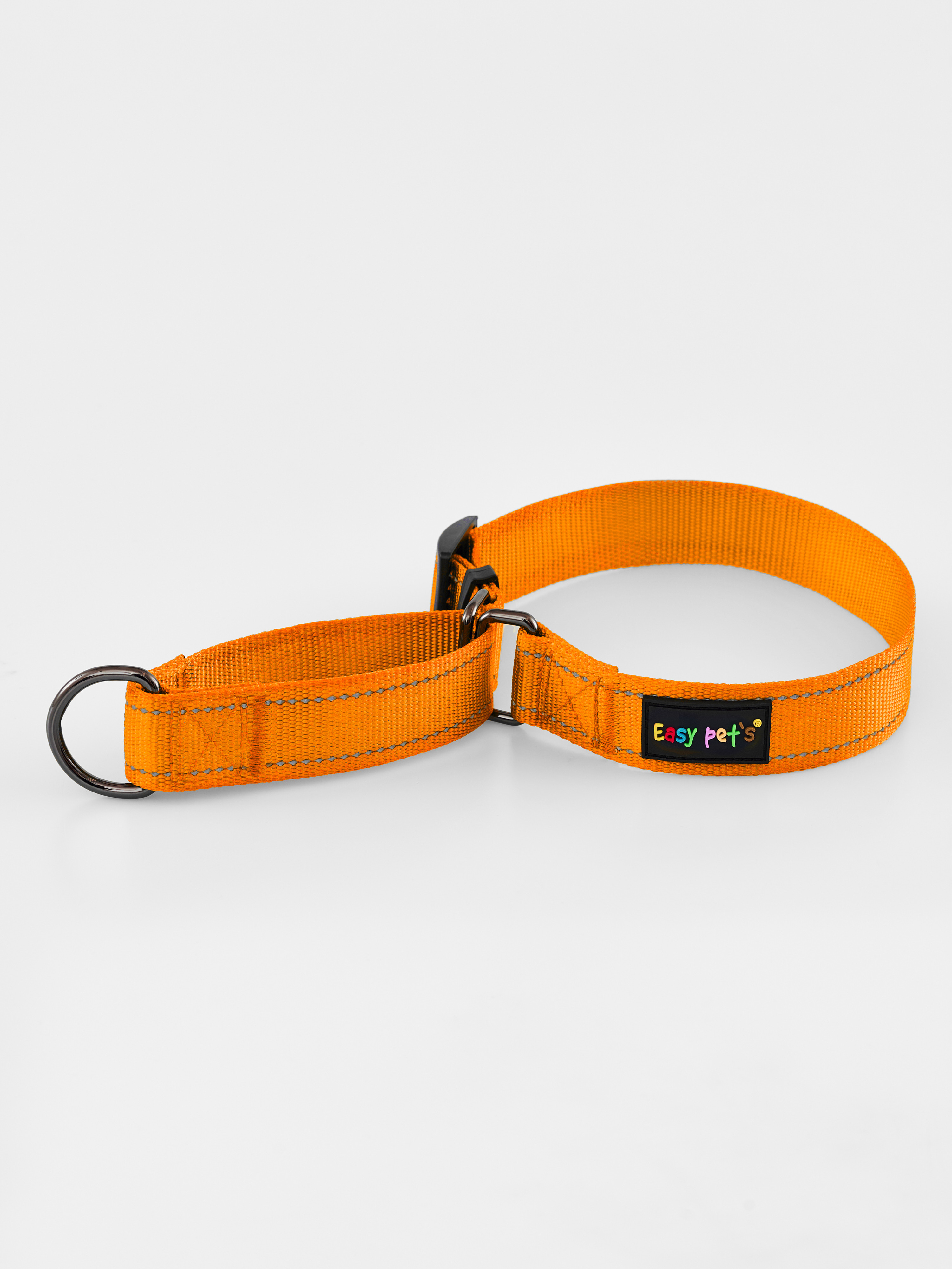Ошейник для собак Easy Pets 5003 Martingale оранжевый р-р M 30-50см - фото 12
