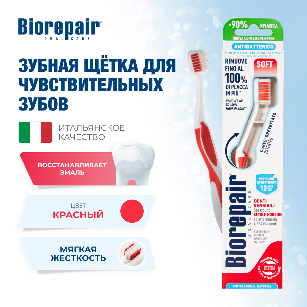 Зубная щетка классическая Biorepair - фото 1