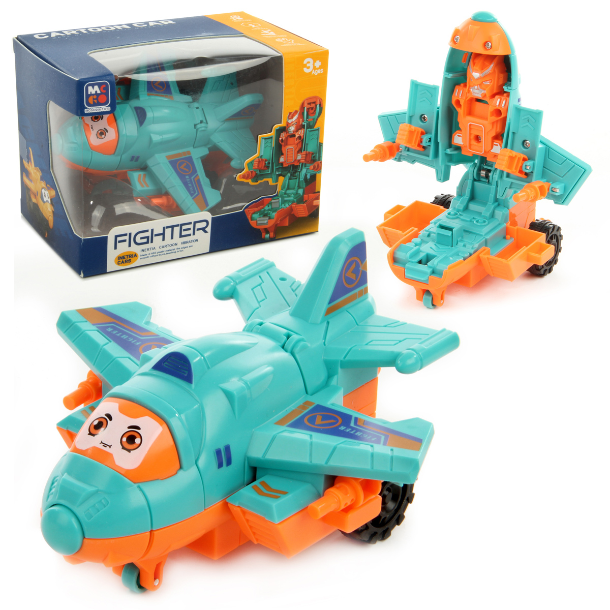 Фигурка Veld Co Робот-трансформер Самолёт - фото 6