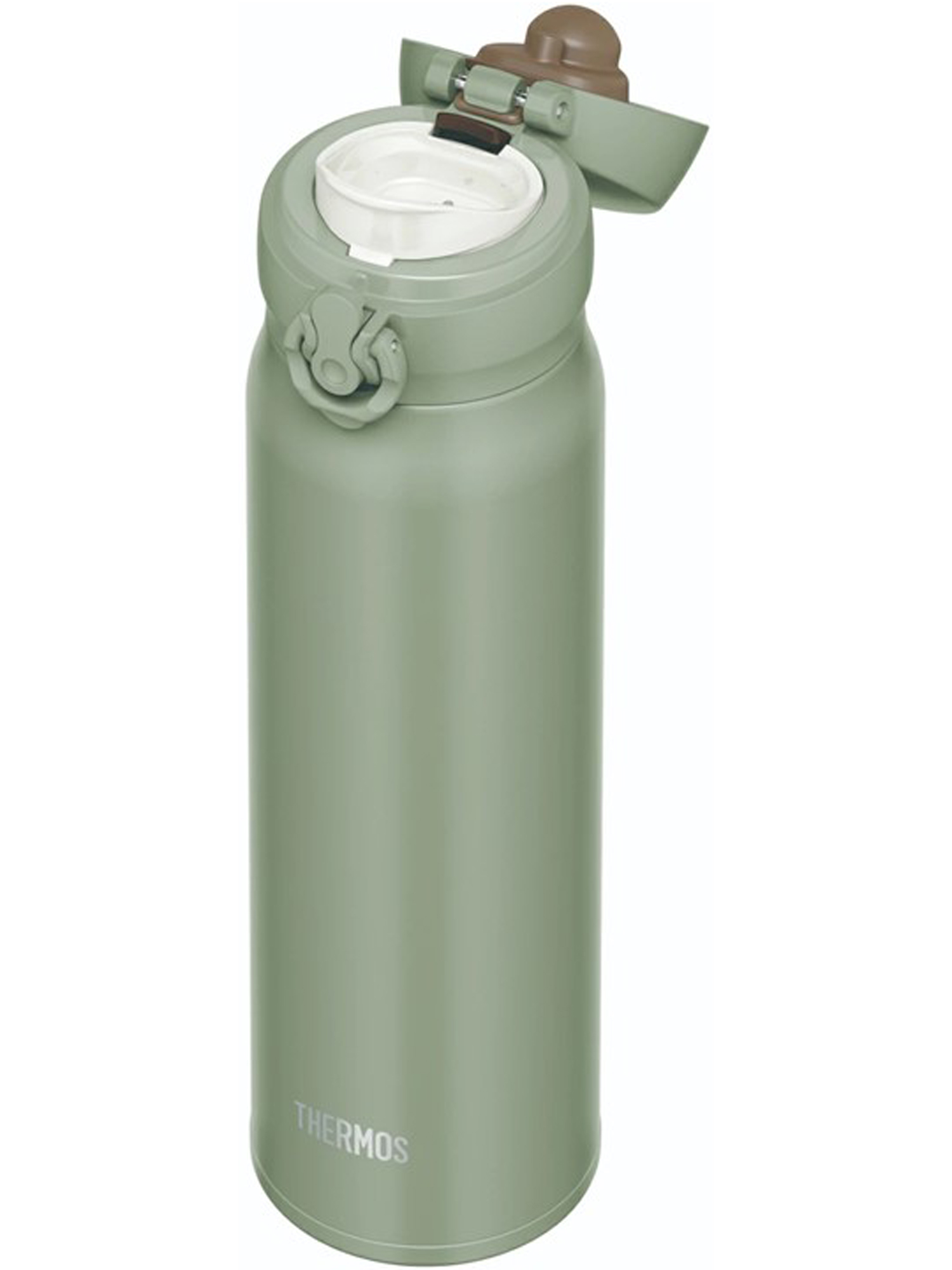 Термокружка для кофе чая 600 мл THERMOS JNL-606 оливковая – нержавеющая сталь герметичная тепло/холод 12/24 часа - фото 10