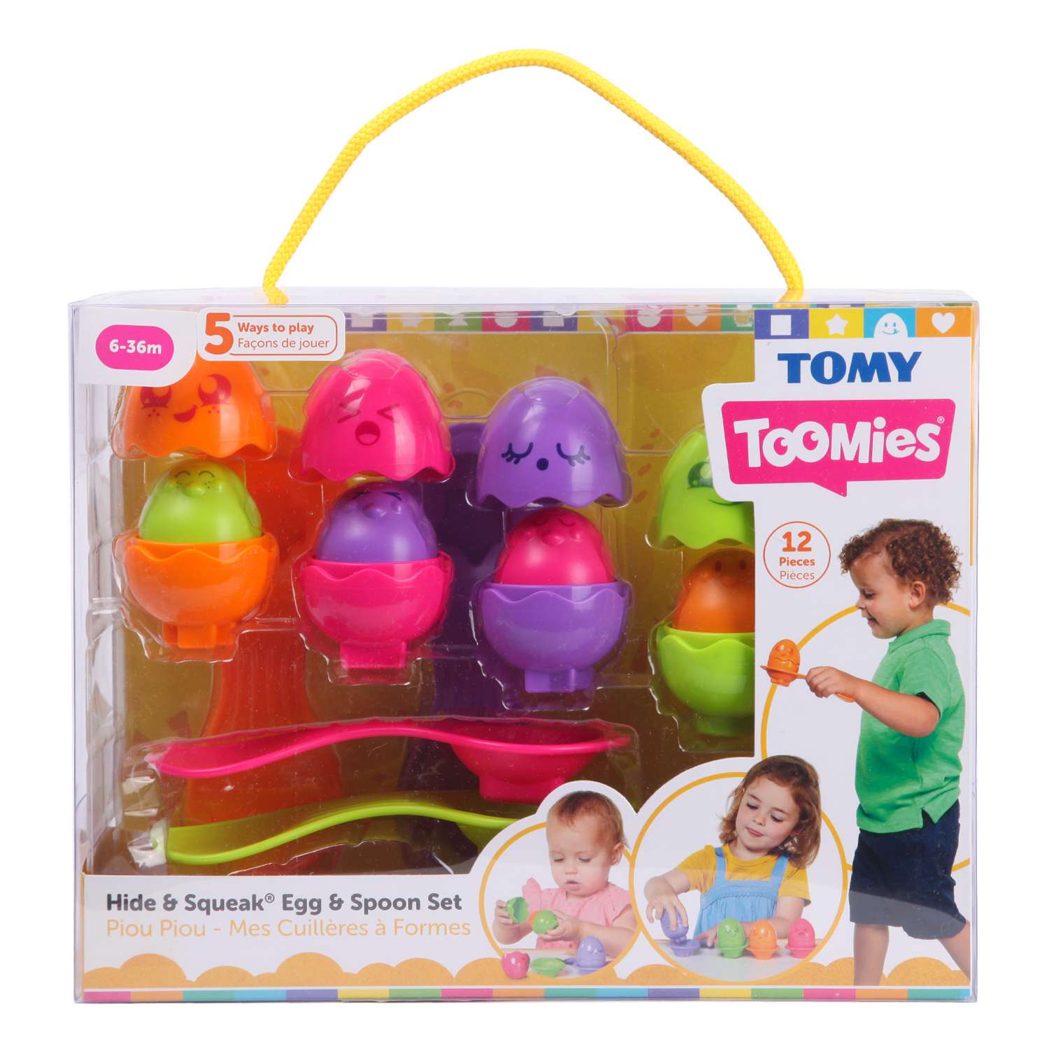 Игрушка развивающая Tomy Яйца на ложечке E73082C - фото 2