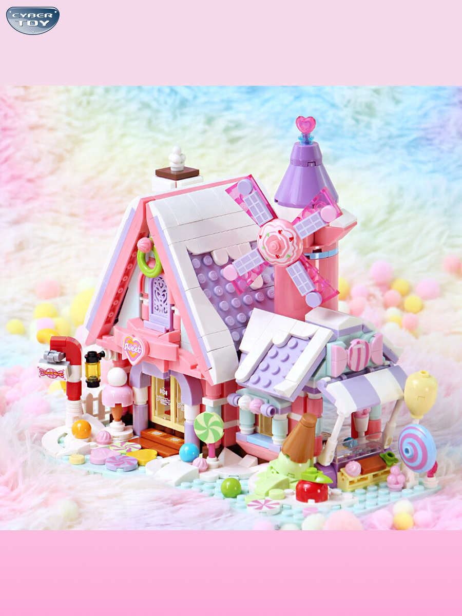 Конструктор CyberToy Конфетный домик 547 дет. - фото 16
