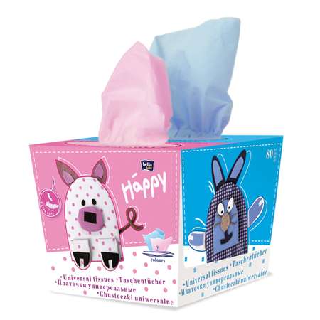 Бумажные салфетки Bella baby Happy 2 упак. 40 шт.