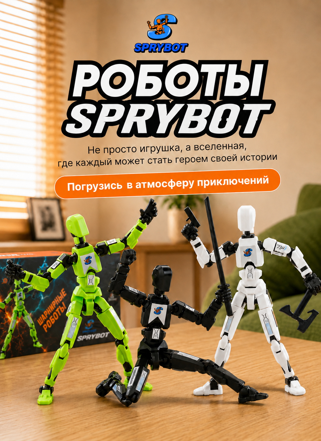 Фигурка TrendToys Робот шарнирный на магнитах - фото 11