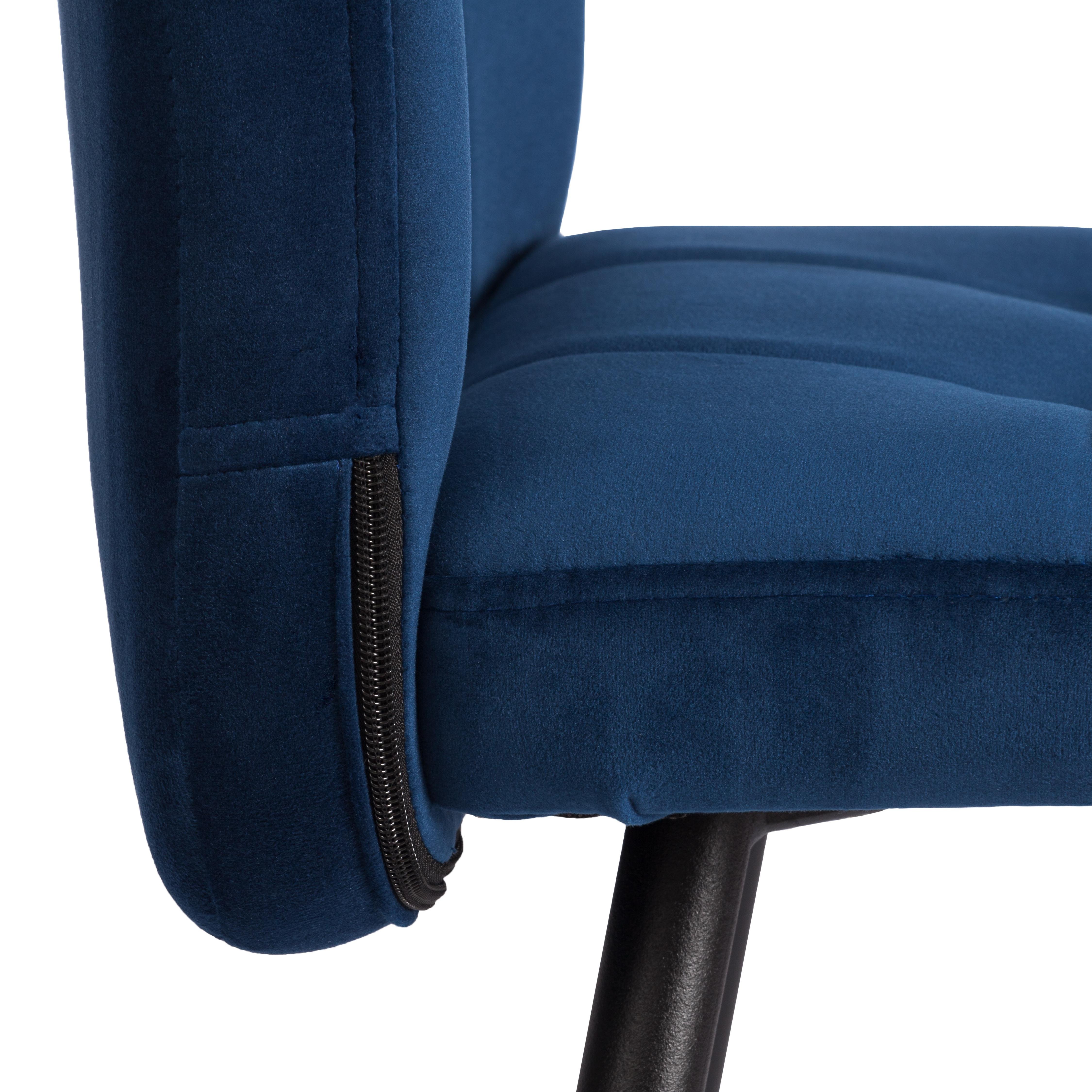 Стул TETCHAIR Medeo LT велюр, синий - фото 18
