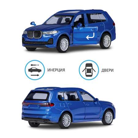 Внедорожник АВТОпанорама BMW X7 1:44