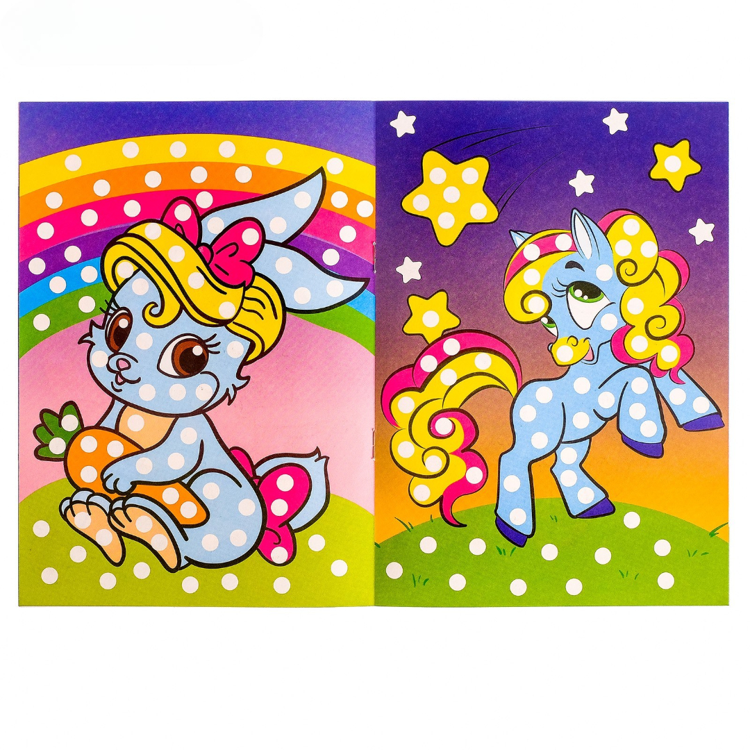 Набор пальчиковых раскрасок Буква-ленд 8 шт 16 стр - фото 4