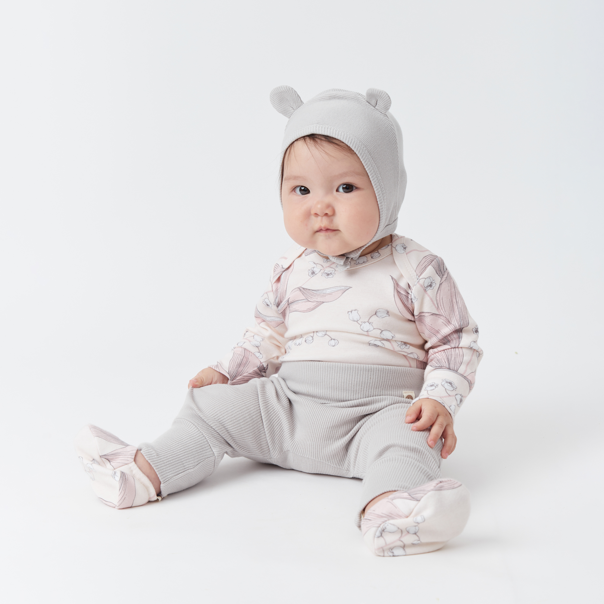 Штанишки 2 шт. Happy Baby 90113_beige_grey - фото 8