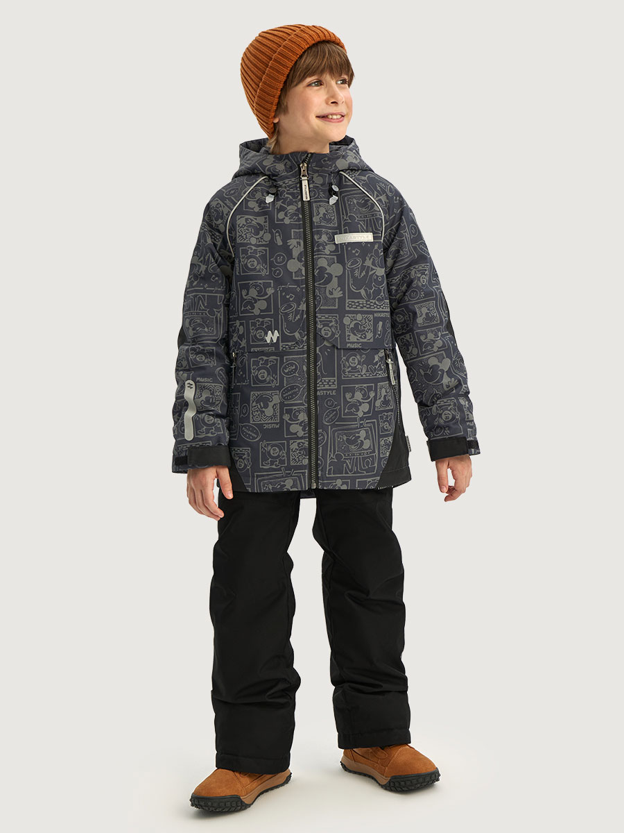 Костюм NIKASTYLE 7м2126 графит/черный - фото 1