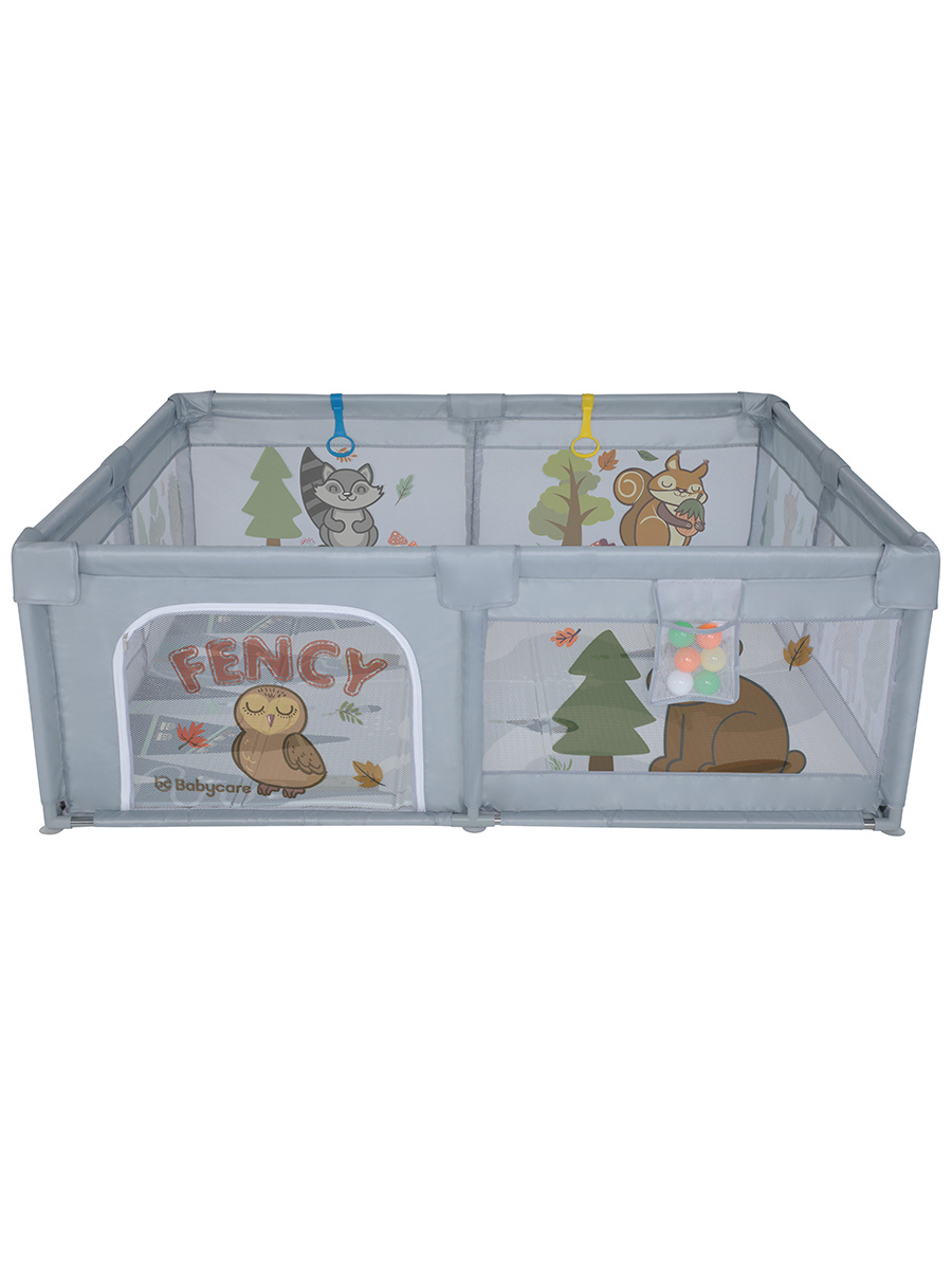 Манеж BabyCare Fancy 150х180 YP02 серый - фото 5