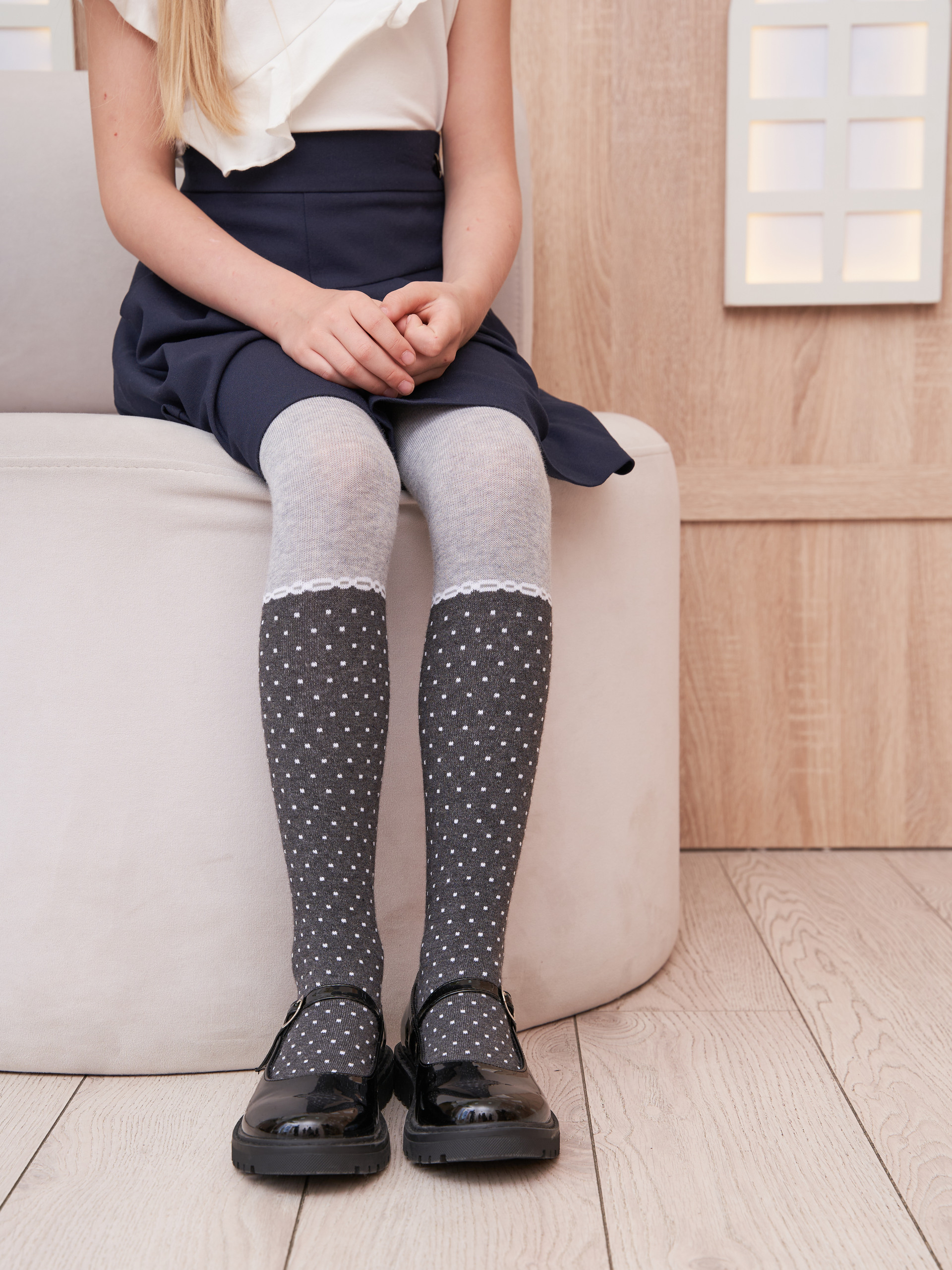 Колготки Лукоморье КР-м135/серый меланж - фото 1