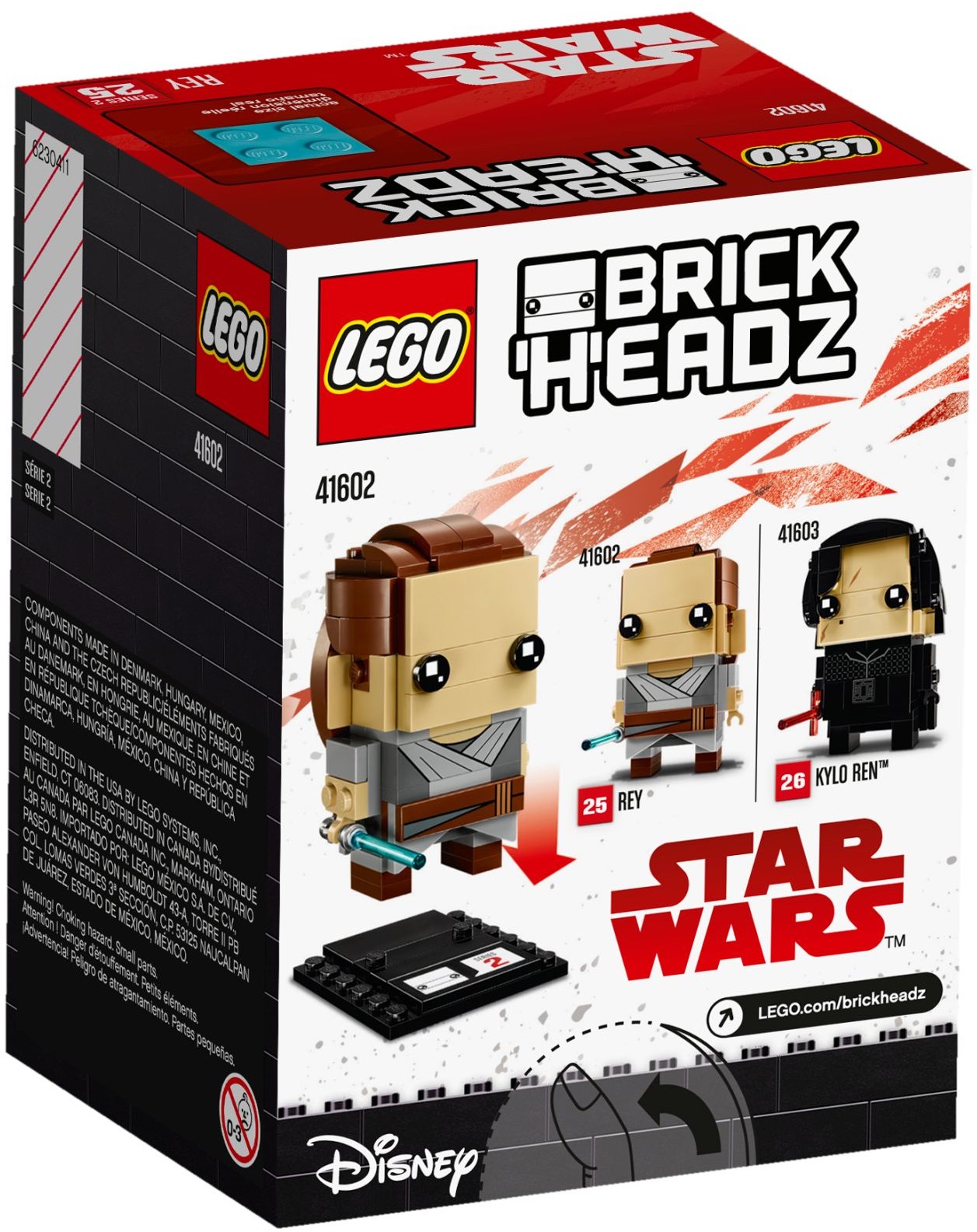 Конструктор LEGO BrickHeadz Рей 41602 119 дет. - фото 2