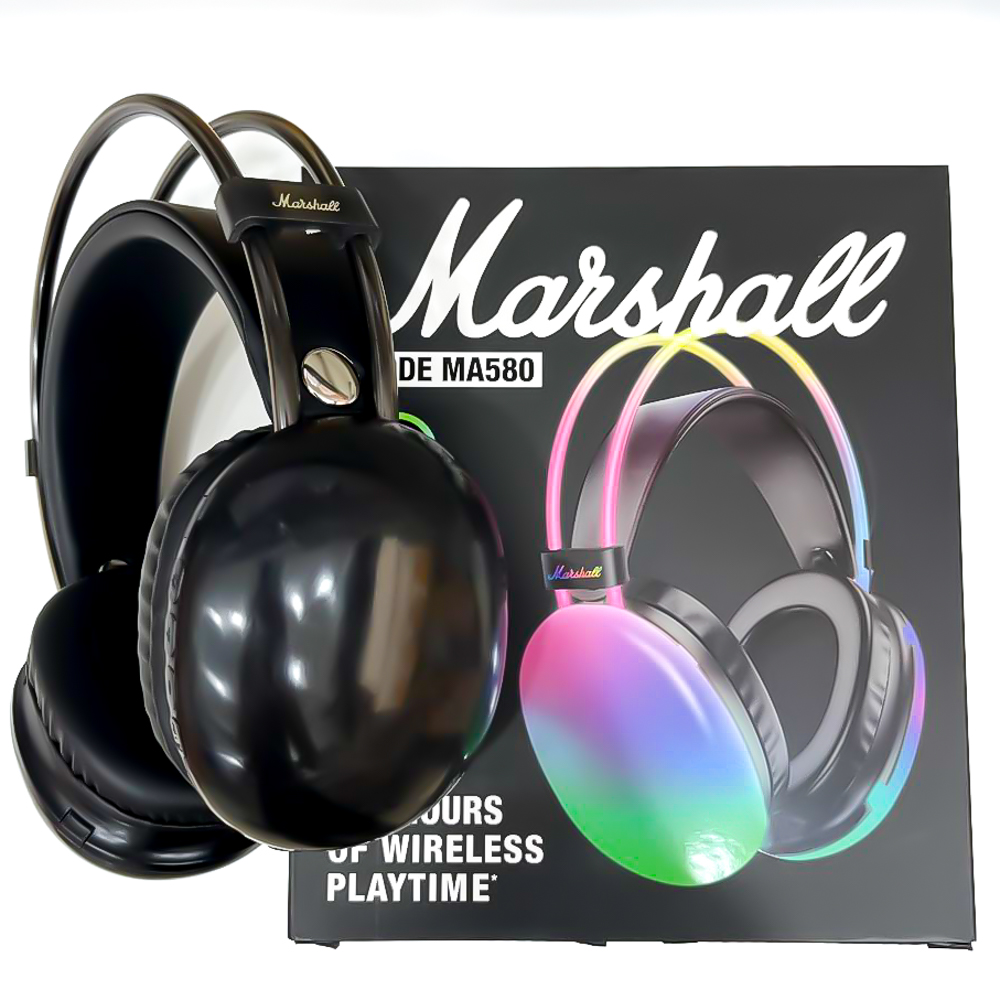 Наушники Bluetooth CASTLELADY беспроводные Marshall ma 580 black - фото 8