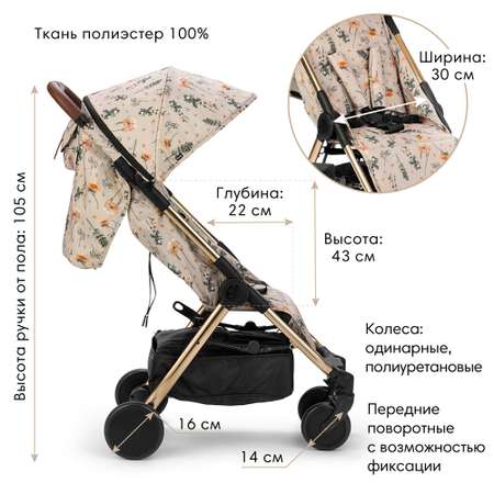 Коляска прогулочная Elodie Mondo Meadow Blossom