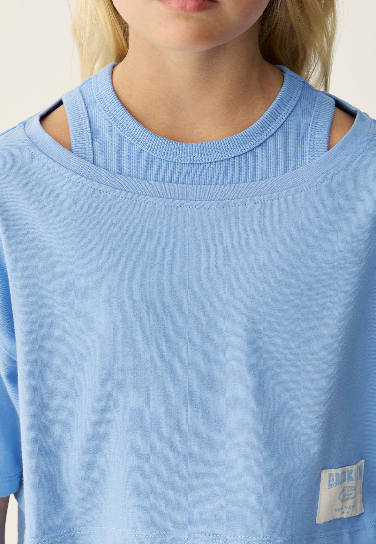 Платье artie S25K01PL-1125D/синий - фото 8