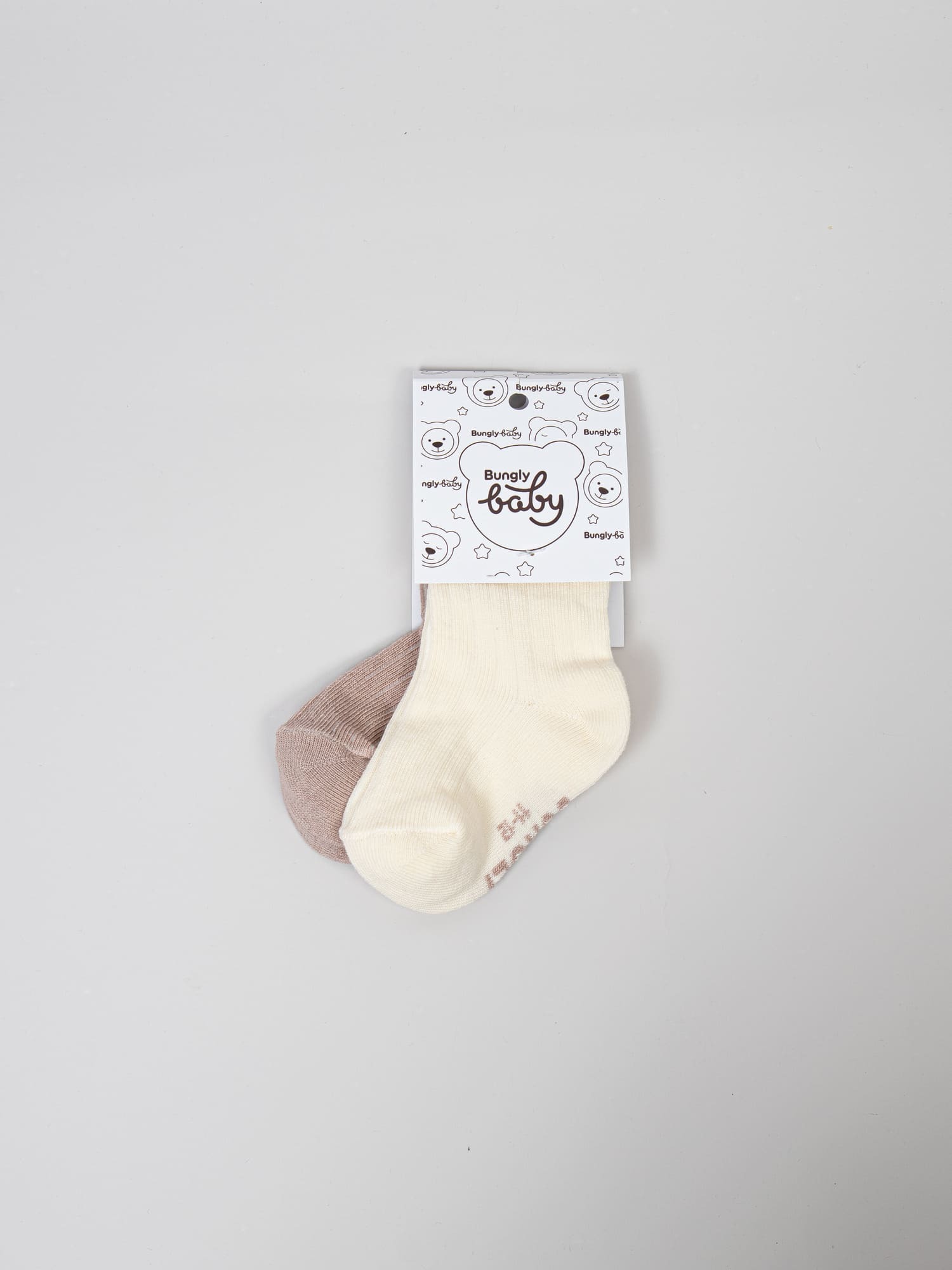 Носки 2 пары BUNGLY 1R8866/Тофу/Беж - фото 7