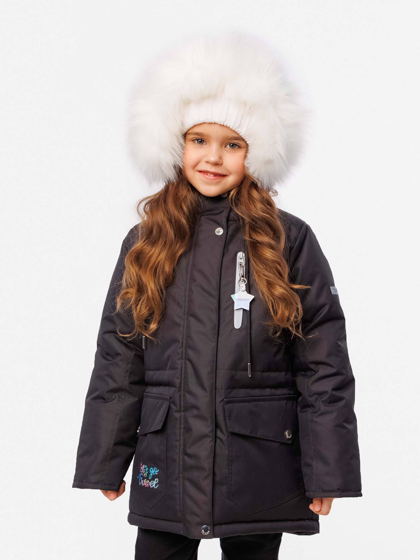 Парка UKI KIDS 4w24-031ч - фото 4