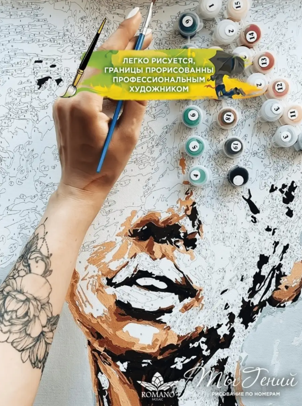 Картина по номерам Ты Гений! - фото 5