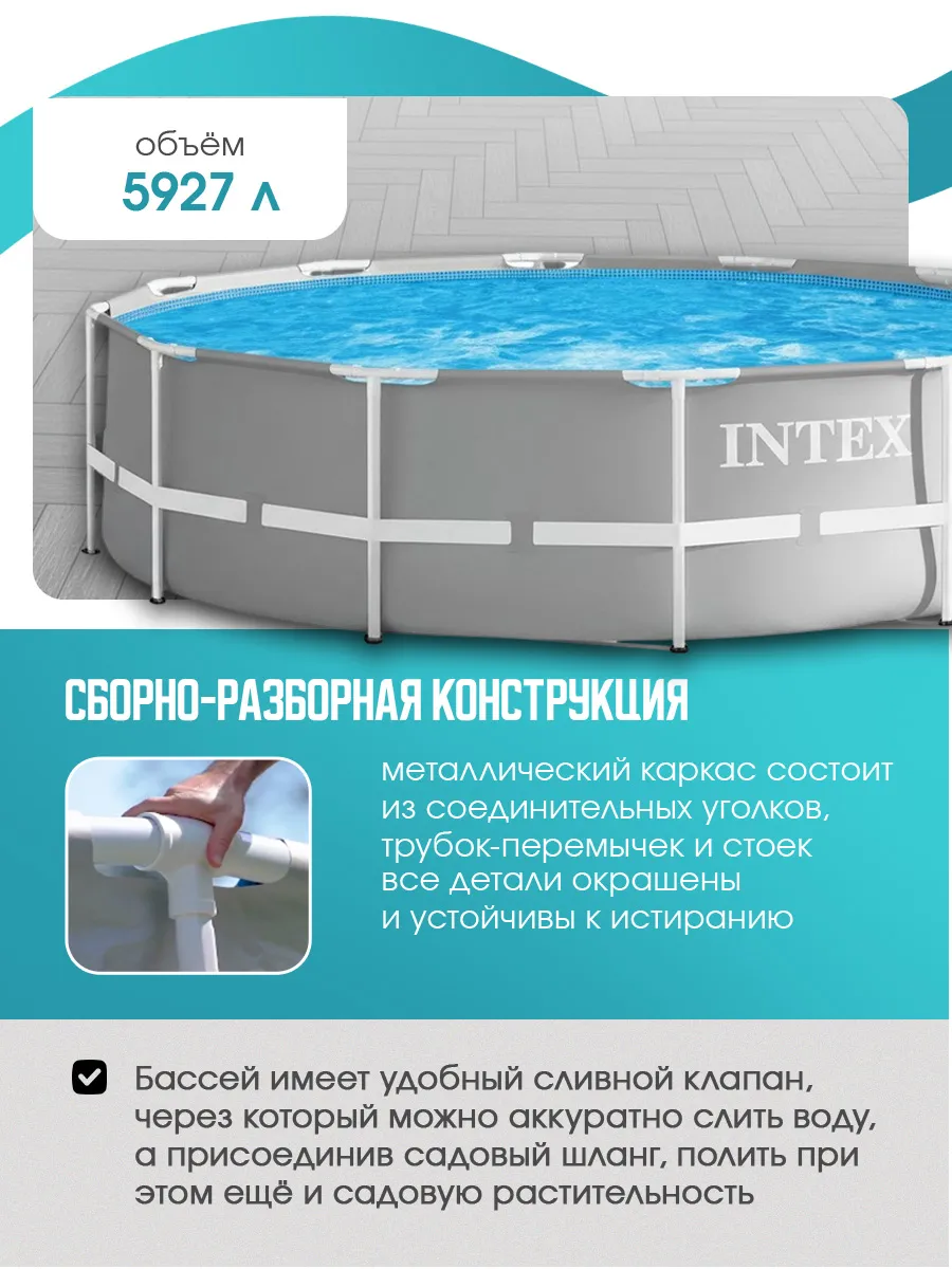 Бассейн Intex Круглый - фото 3