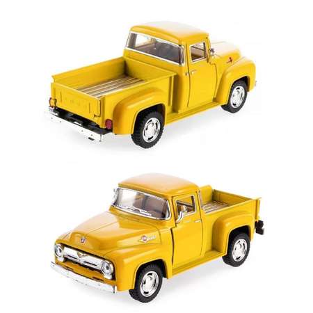 Автомобиль KINSMART Ford F-100 Pickup 1956 1:38 желтая 1:38
