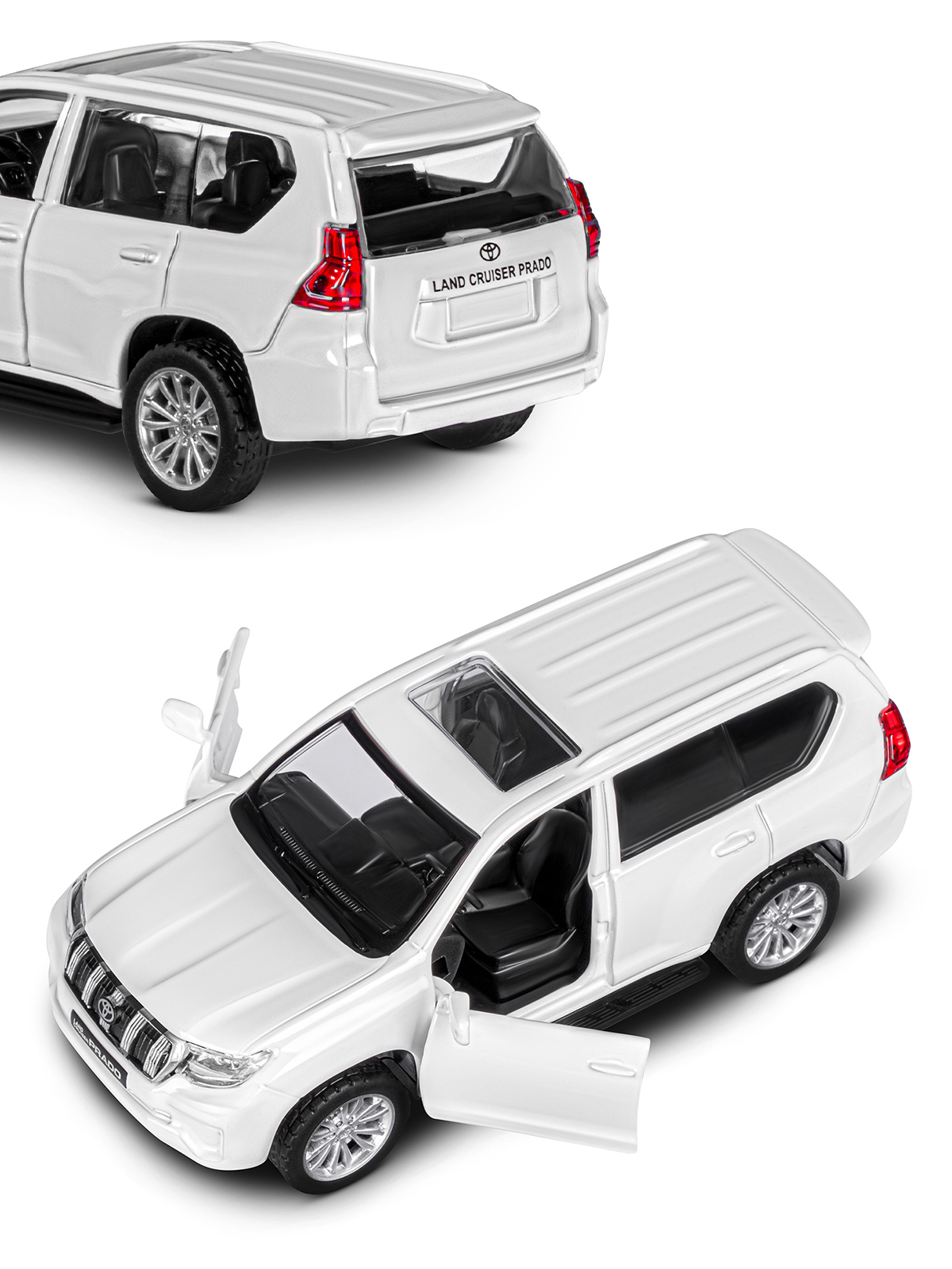 Внедорожник АВТОпанорама Toyota Land Cruiser Prado 1:43 JB1251023 - фото 9