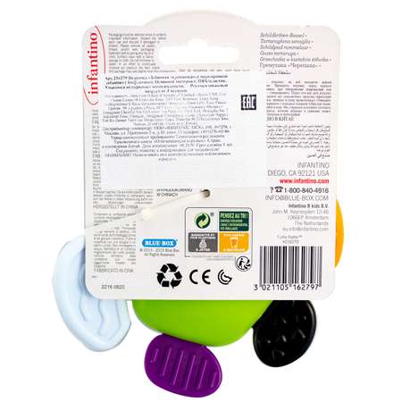 Игрушка INFANTINO Черепашка забавная 216279