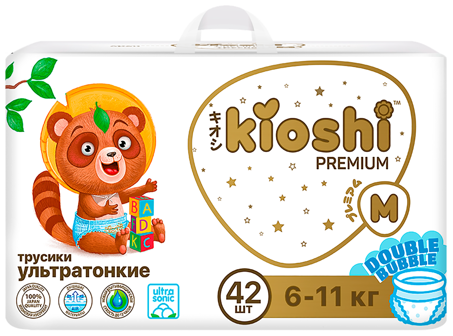 Изображение товара Трусики Kioshi Premium M (6-11 кг) 42 шт.