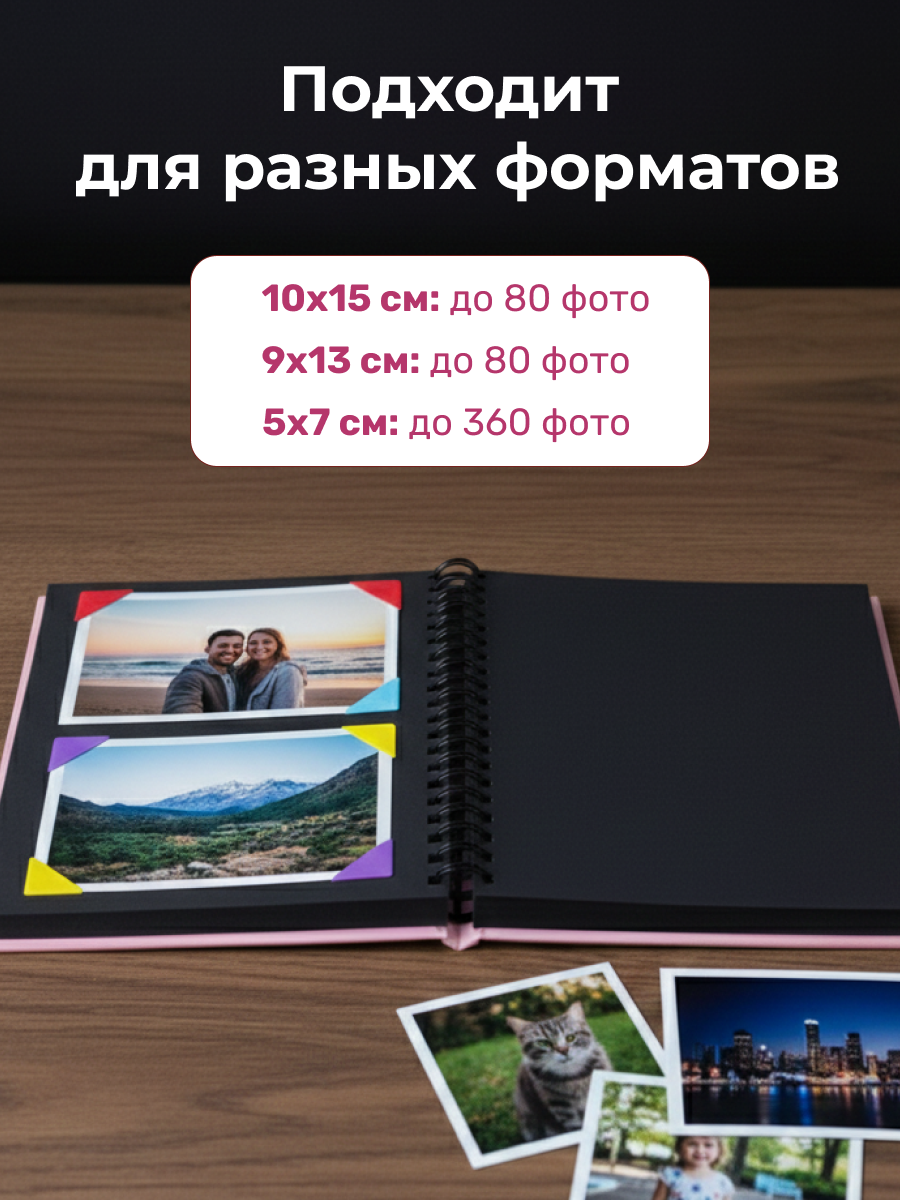 Фотоальбом iLikeGift Счастье это 25x19 см, 20 листов - фото 4