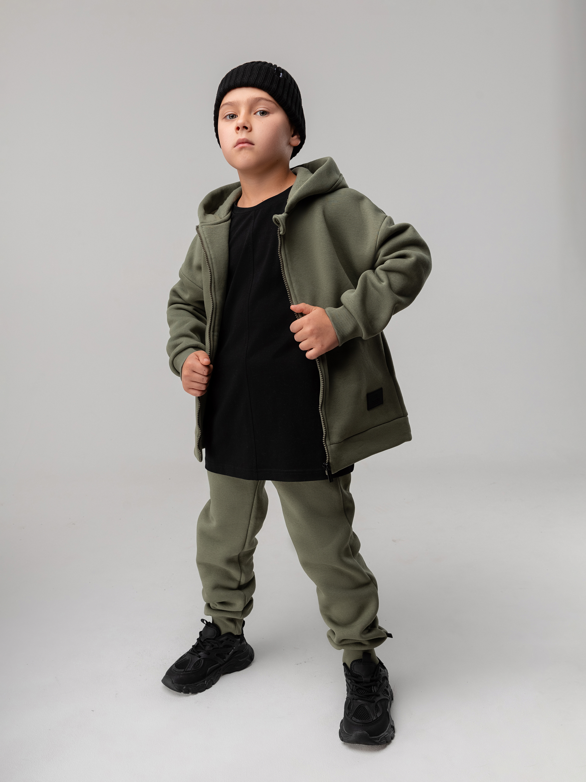 Костюм спортивный Bodo 11-420МU_темно-оливковый - фото 1