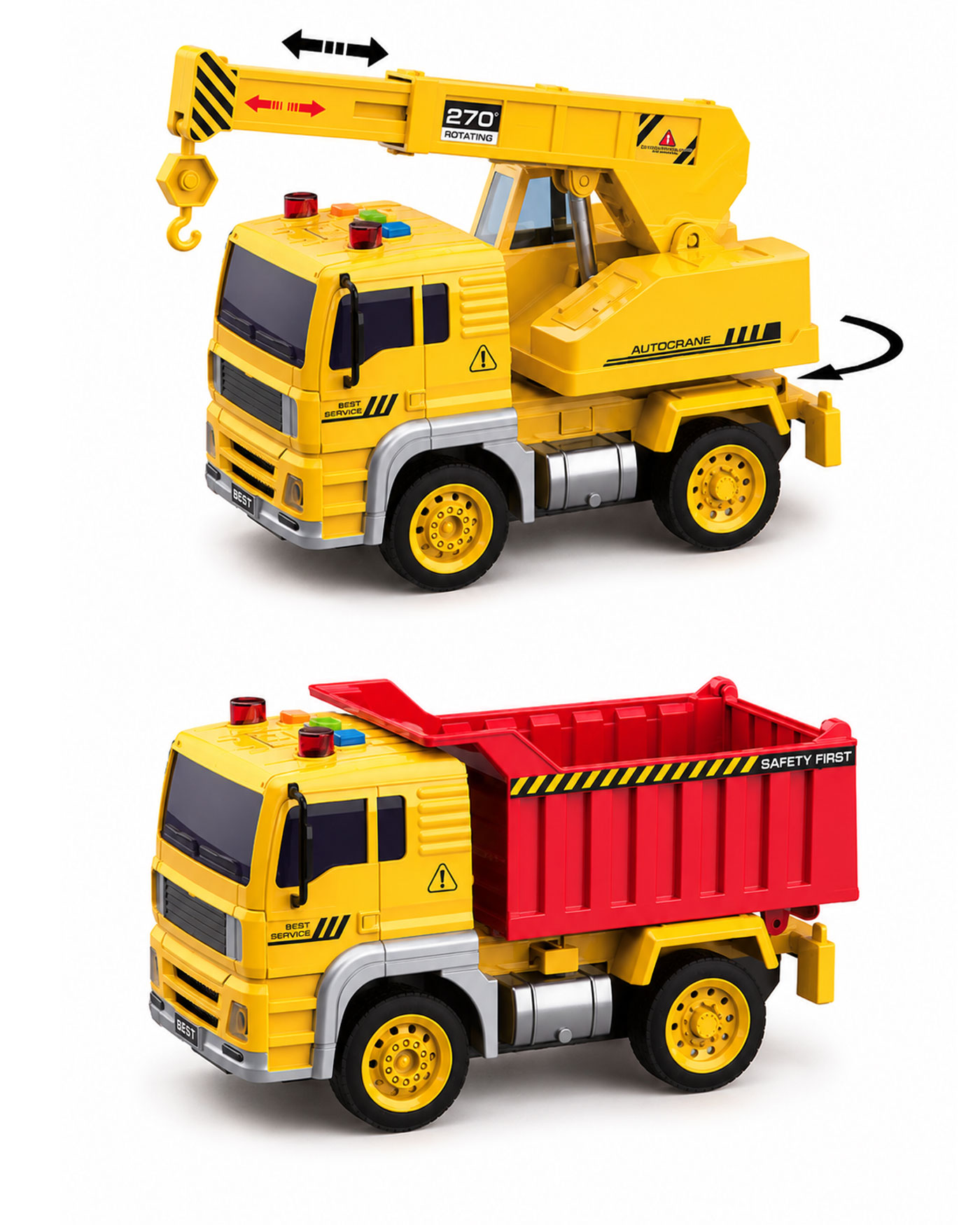 Грузовик Mobicaro Строительная техника 1:20 FCJ1205989 - фото 2