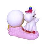 Ночник-светильник MINI-TOYS настольный «Единорог с планетой» LED белый свет