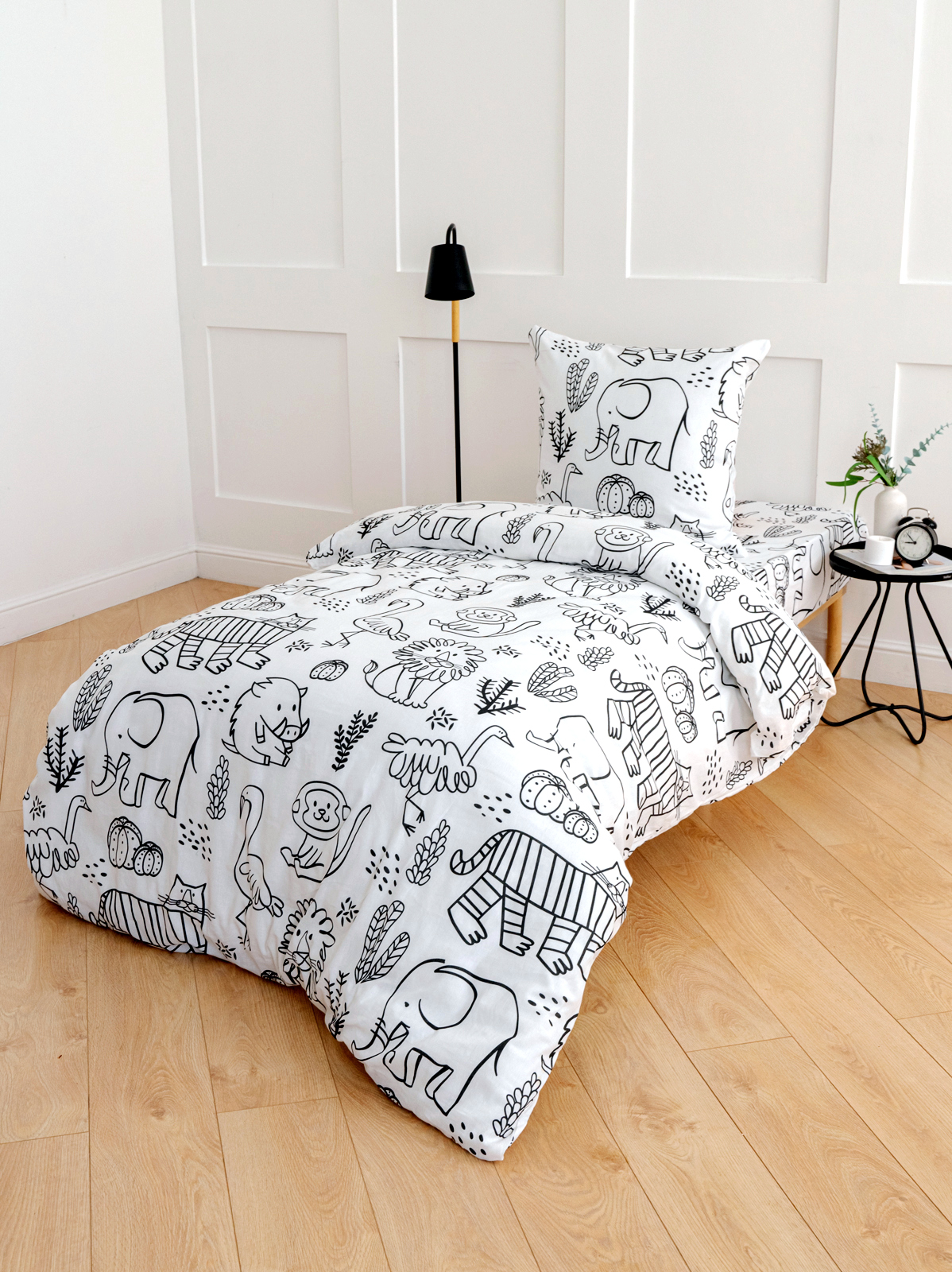 Комплект постельного белья Павлинка Звери полутораспальный - фото 12