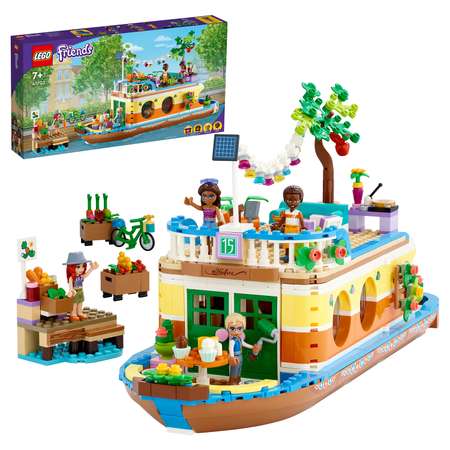 Конструктор LEGO Friends Плавучий дом на канале блочный