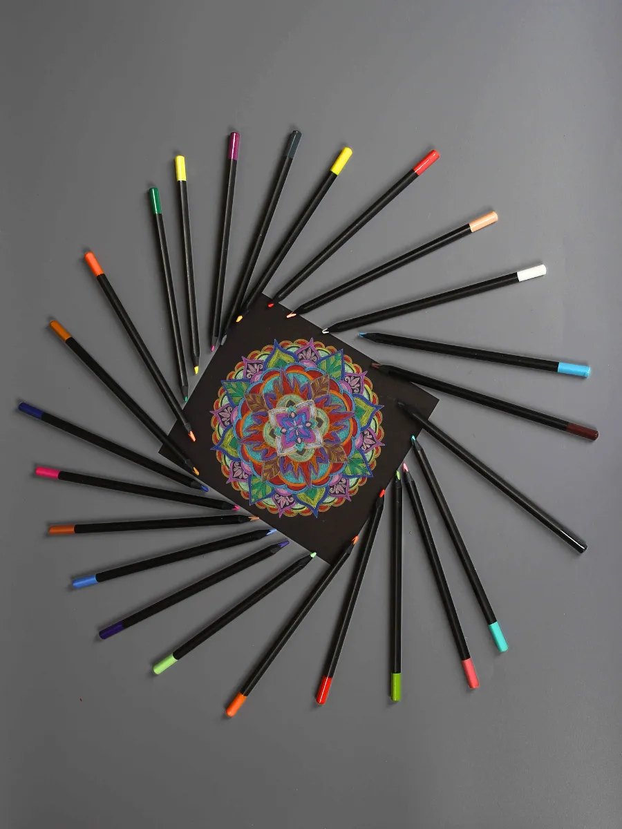 Карандаши цветные AXLER 44 шт. - фото 15