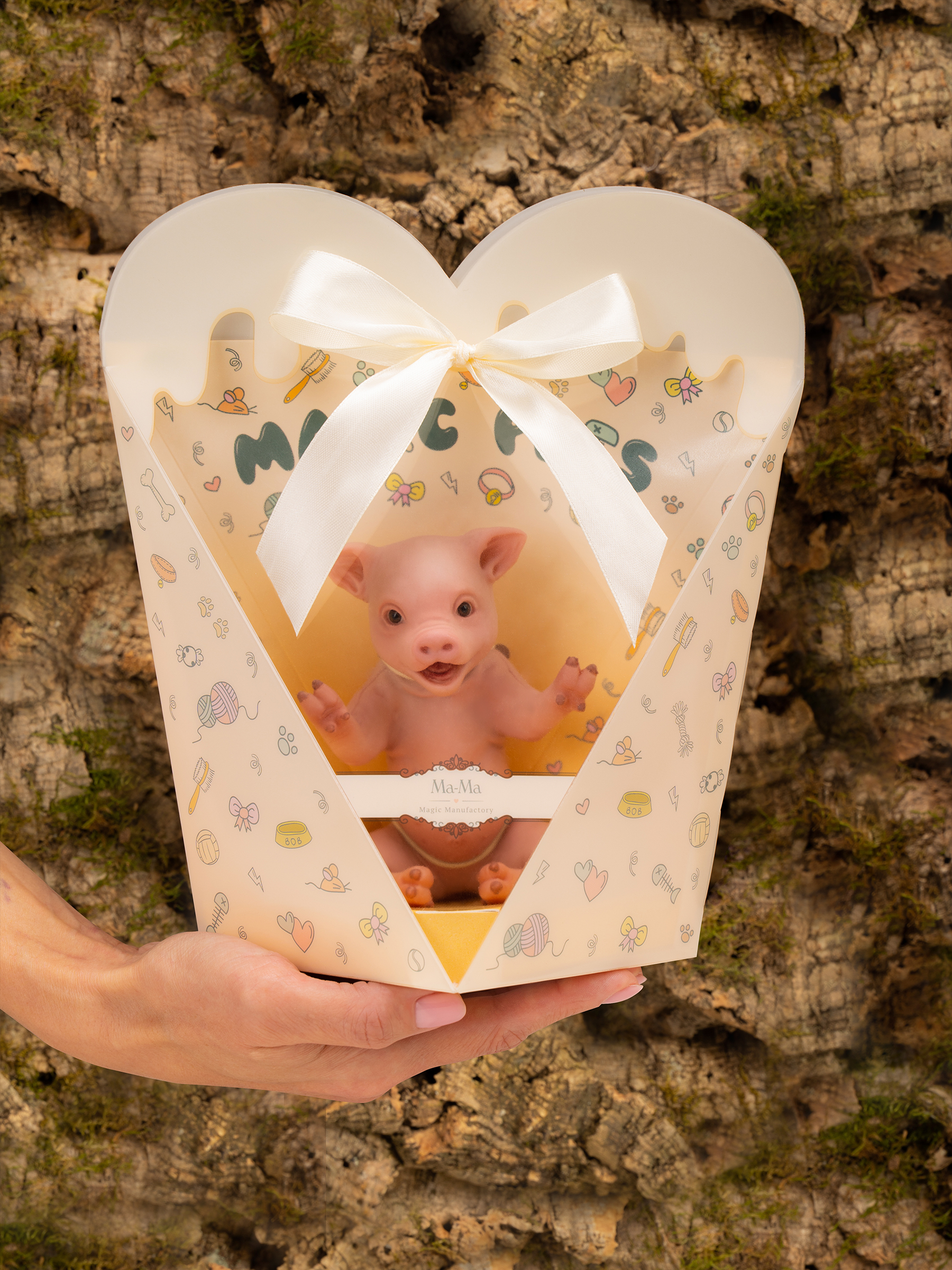 Кукла мини Magic Manufactory Magic Pets Свинка высота 16 см 4631171558326 - фото 14