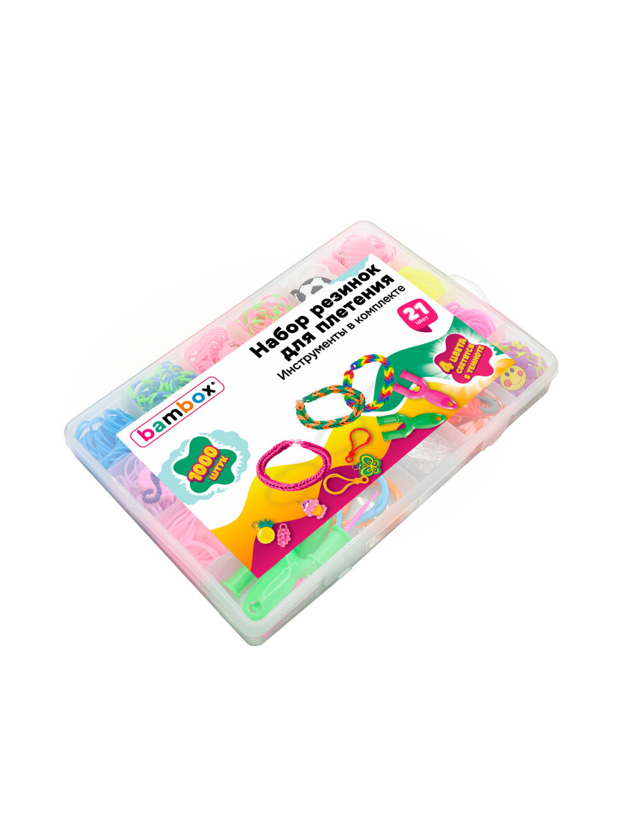 Набор для творчества BAMBOX плетение 1 000 шт. - фото 2