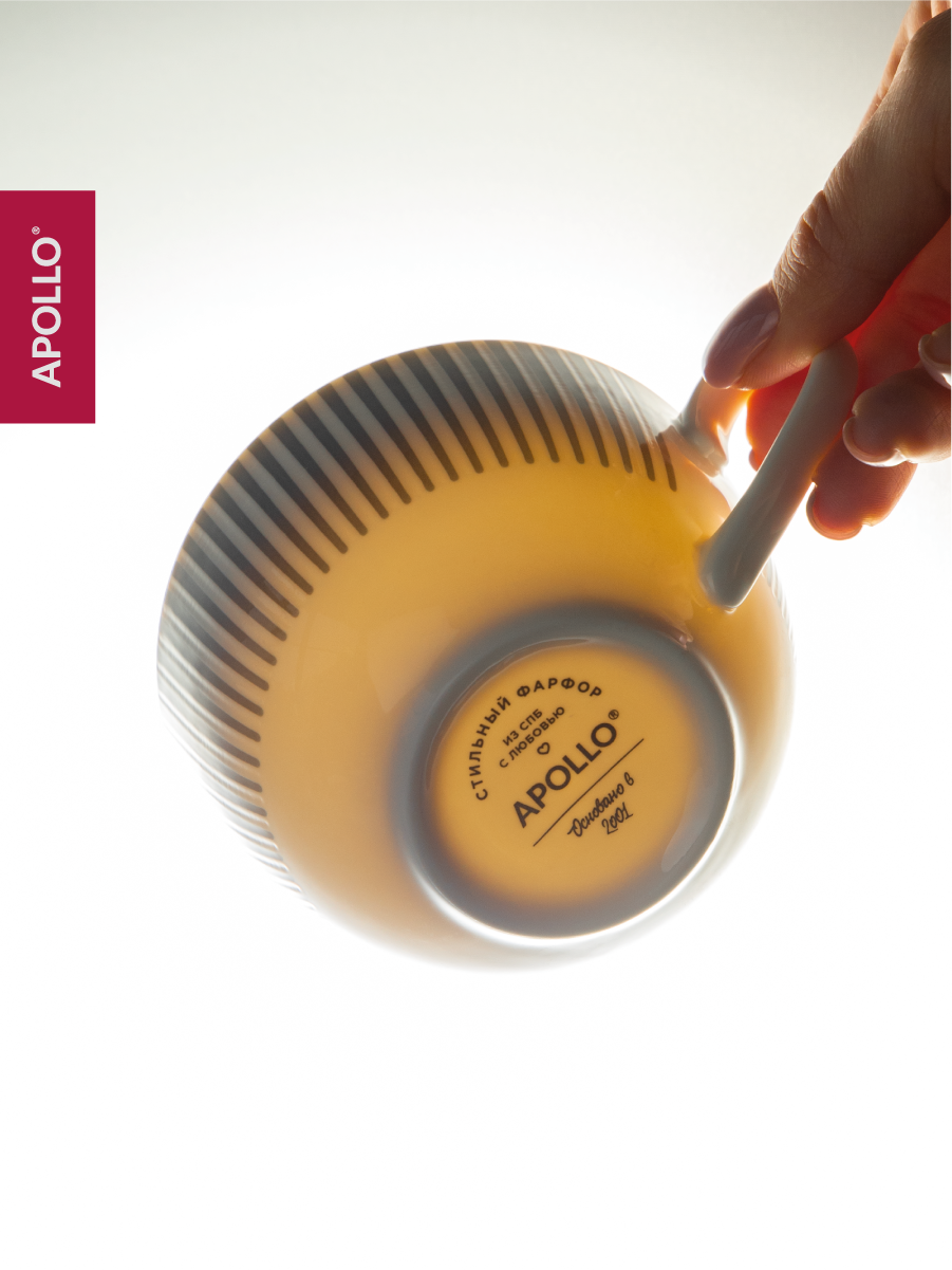 Чайная пара APOLLO 220 мл, серый - фото 5