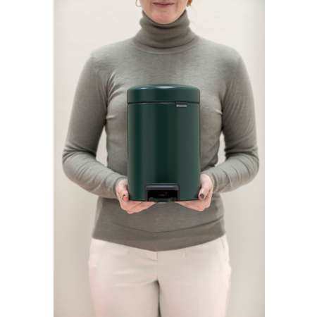 Бак мусорный Brabantia NewIcon с педалью зеленая сосна 5л 304026